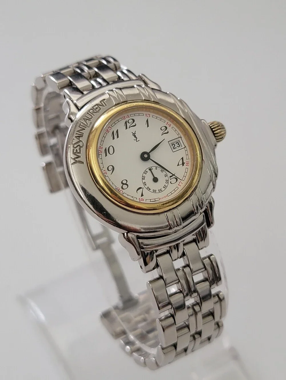 Yves Saint Laurent B02- 00326 Women's Two-Tone Swiss Quartz Watch